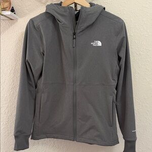 THE NORTH FACE Women's Shelbe Raschel Fleece Hooded Jacket gray NWT